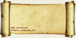 Tara Abramović vizit kartica